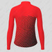Women's Gradient Triangle LS Cycling Jersey - Red