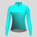 Women's Gradient Triangle LS Cycling Jersey - Light Blue
