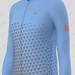 Women's Gradient Triangle LS Cycling Jersey - Gray/Blue