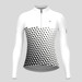 Women's Gradient Triangle LS Cycling Jersey - White/Black