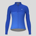 Women's Gradient Triangle LS Cycling Jersey - Blue