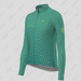Women's Gradient Triangle LS Cycling Jersey - Green