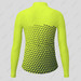 Women's Gradient Triangle LS Cycling Jersey - Green/Black