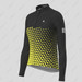 Women's Gradient Triangle LS Cycling Jersey - Black/Yellow