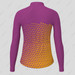 Women's Gradient Triangle LS Cycling Jersey - Purple/Mustard