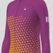 Women's Gradient Triangle LS Cycling Jersey - Purple/Mustard