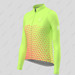 Women's Gradient Triangle LS Cycling Jersey - Green/Guava