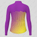 Women's Gradient Triangle LS Cycling Jersey - Purple/Yellow