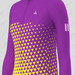 Women's Gradient Triangle LS Cycling Jersey - Purple/Yellow