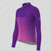 Women's Gradient Triangle LS Cycling Jersey - Purple/Pink