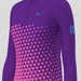 Women's Gradient Triangle LS Cycling Jersey - Purple/Pink