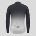 Bike Forever Gradient Dots Men's LS Cycling Jersey - Graphite