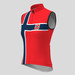 Women's Norway Team Themed Sleeveless Cycling Jersey