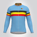 Belgium National Flag Men's Long Sleeve Cycling Jersey Belgium National Flag Men's Long Sleeve Cycling Jersey