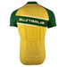 Australia Green Gold Stripe Men's Cycling Jersey Australia Green Gold Stripe Men's Cycling Jersey