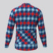 Lumberjack Men's Long Sleeve Cycling Jersey Blue Red