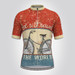Let's Travel The World Cycling Jersey Red