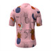 Men's Aloha Fruit Print Hawaiian Pink Cycling Jersey