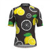 Men's Fruit Print Cycling Jersey - Lemon