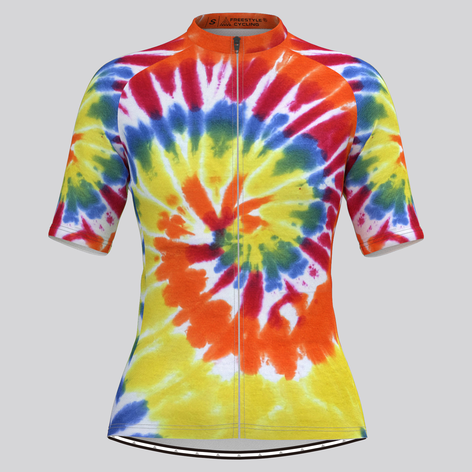 Tie Dye Novelty Women's Cycling Jersey - Pastel