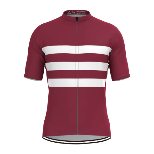 Striped cycling jersey sales