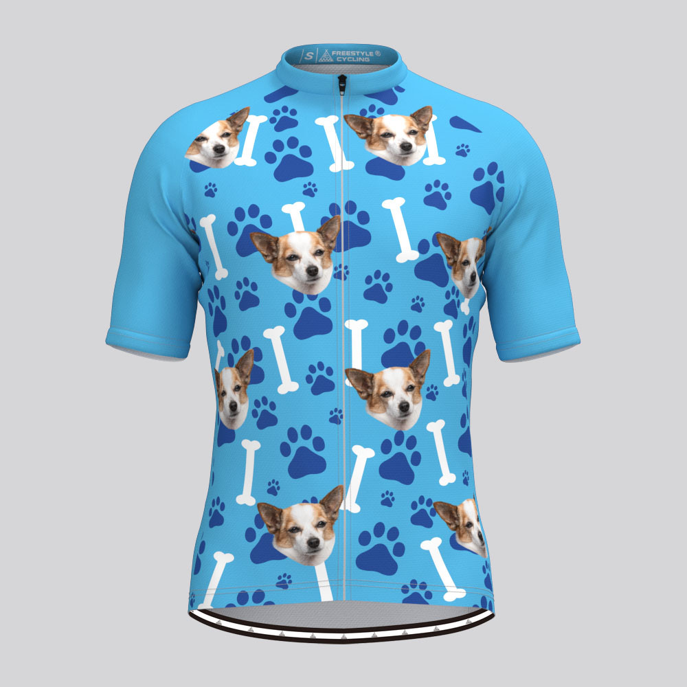 Custom Pup Face V1 Men's Jersey