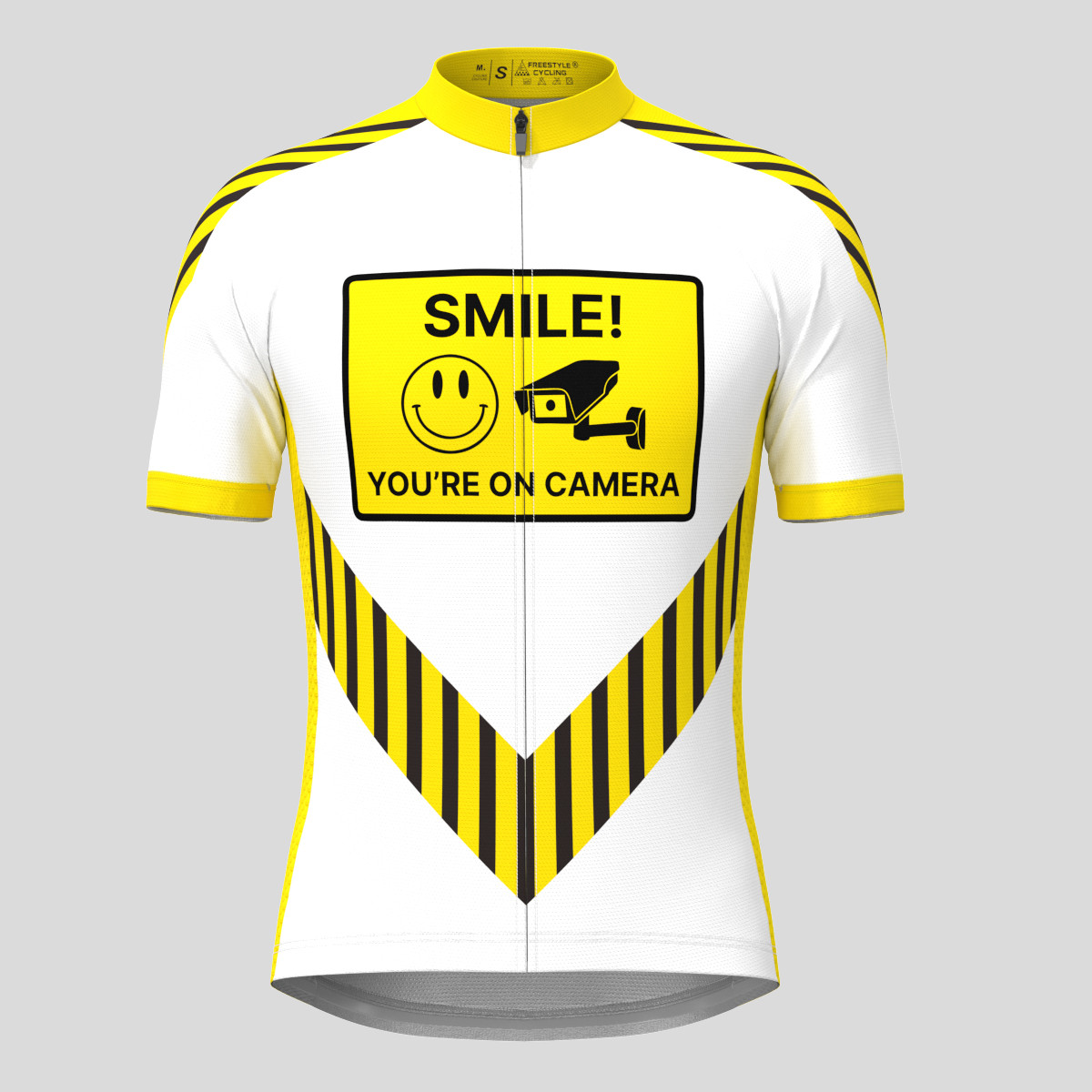 Smile You're on Camera Men's Cycling Jersey