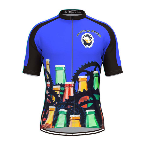 Gears and Beer Men's Cycling Jersey | Freestylecycling.com