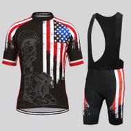 Honor The Fallen USA Flag Men's Cycling Kit