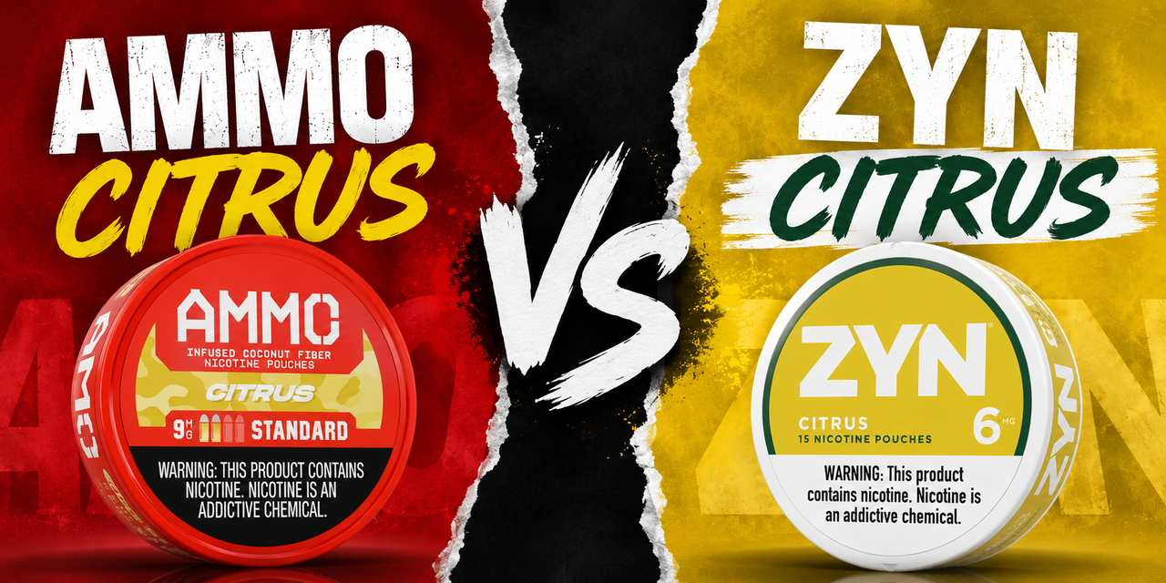 AMMO Citrus vs ZYN Citrus