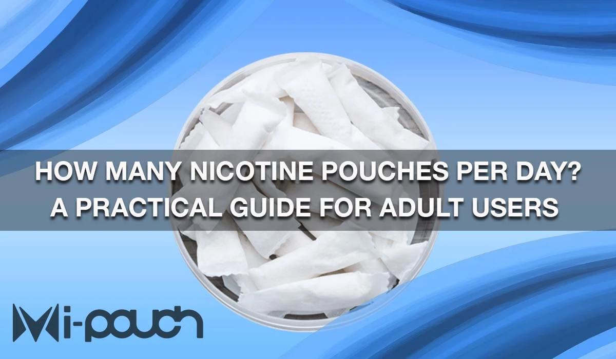 How Many Nicotine Pouches Per Day? A Practical Guide for Adult Users