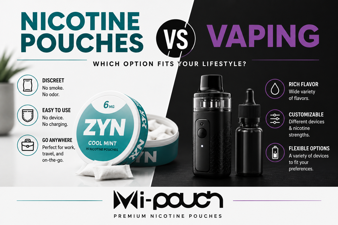 Nicotine Pouches vs. Vaping: Which Option Fits Your Lifestyle?