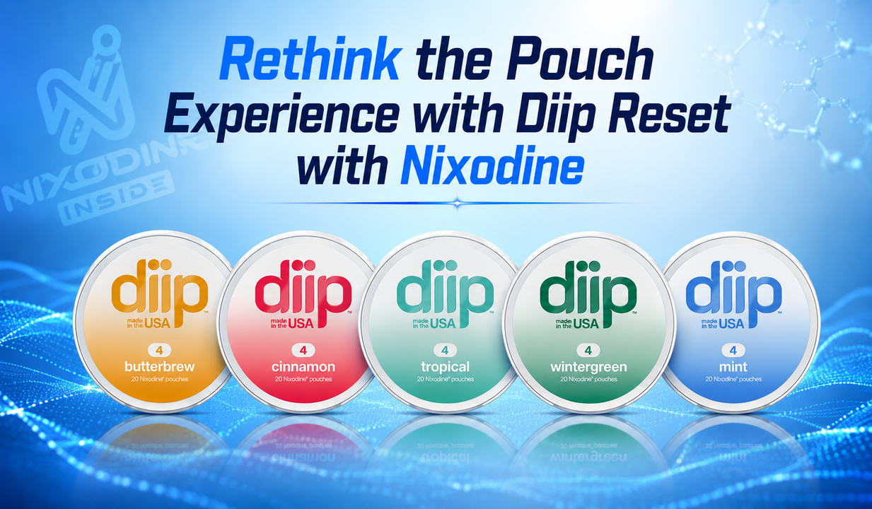 Rethink the Pouch Experience with Diip Reset with Nixodine