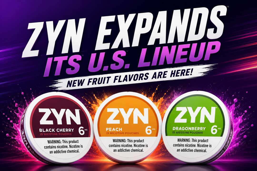 ZYN Expands Its U.S. Lineup with New Fruit Flavors: Black Cherry, Peach, and Dragonberry