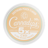 Cannadips Southern Peach CBD pouches