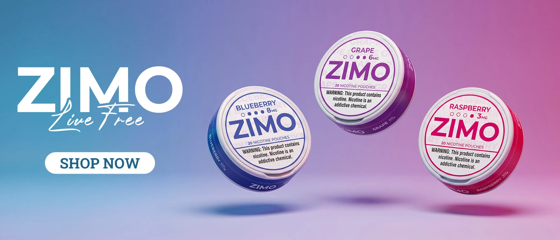 Zimo Nicotine Pouches banner