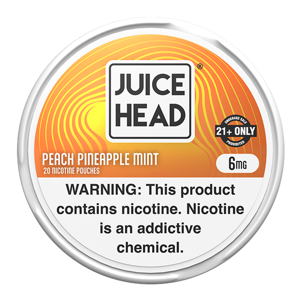 Juice Head Peach Pineapple Mint Nicotine Pouches 6mg