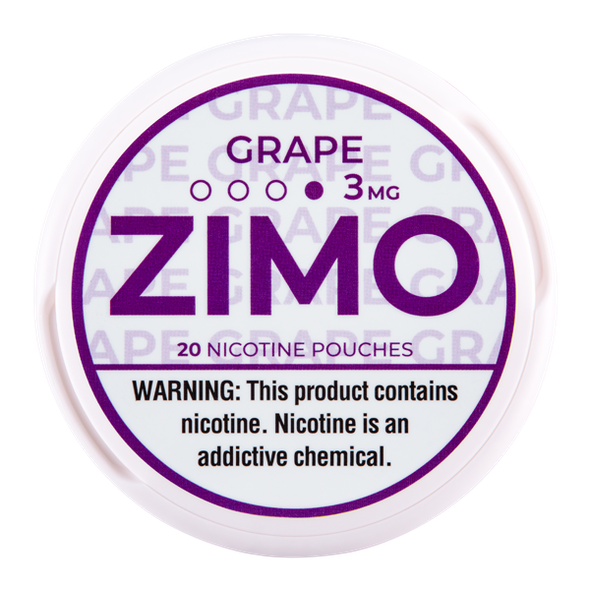 Grape ZIMO Pouches 3mg