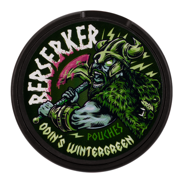 Odin's Wintergreen BERSERKER Caffeine Pouches