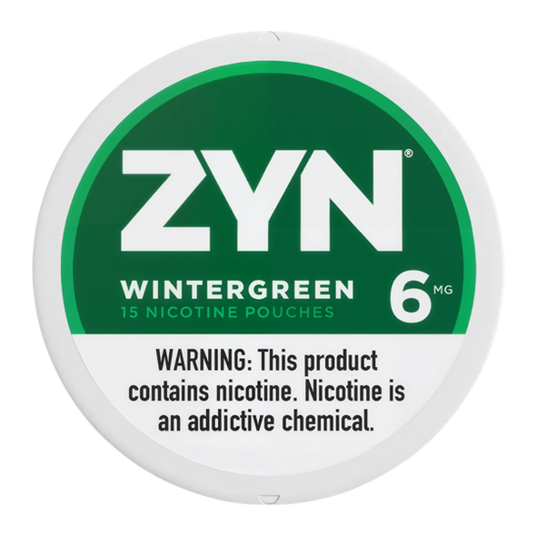 Zyn wintergreen nicotine pouch 6mg
