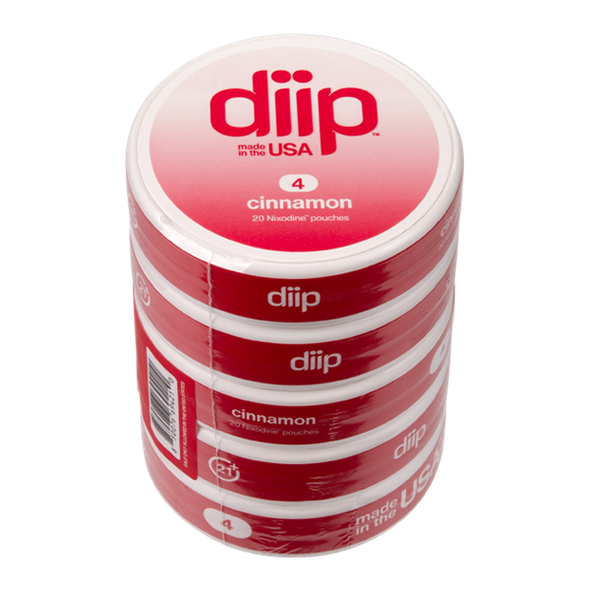 Roll of Cinnamon DIIP Reset Nixodine Pouches 4
