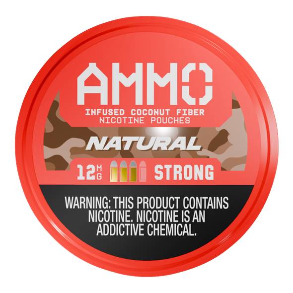Natural AMMO Pouches 12mg