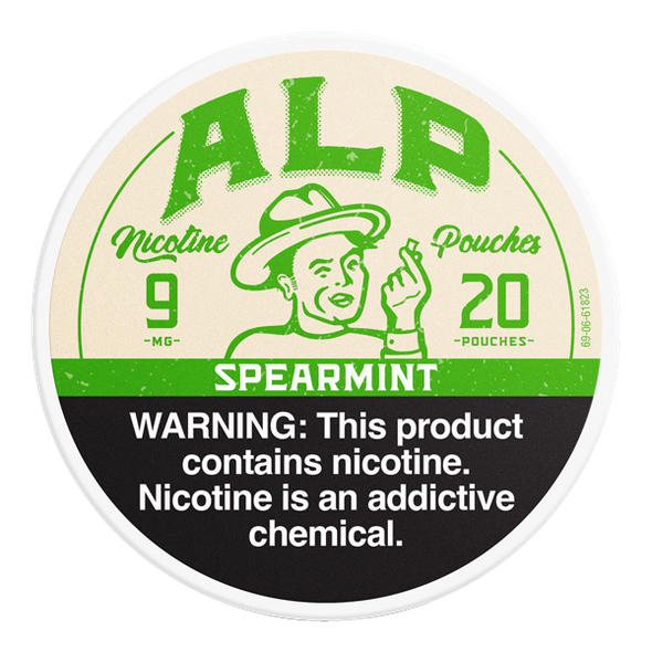 9mg Spearmint ALP Pouches