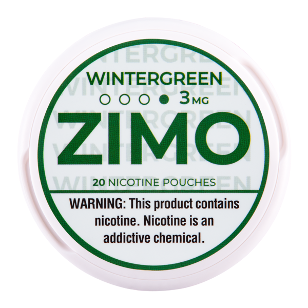 Wintergreen ZIMO Pouches 3mg