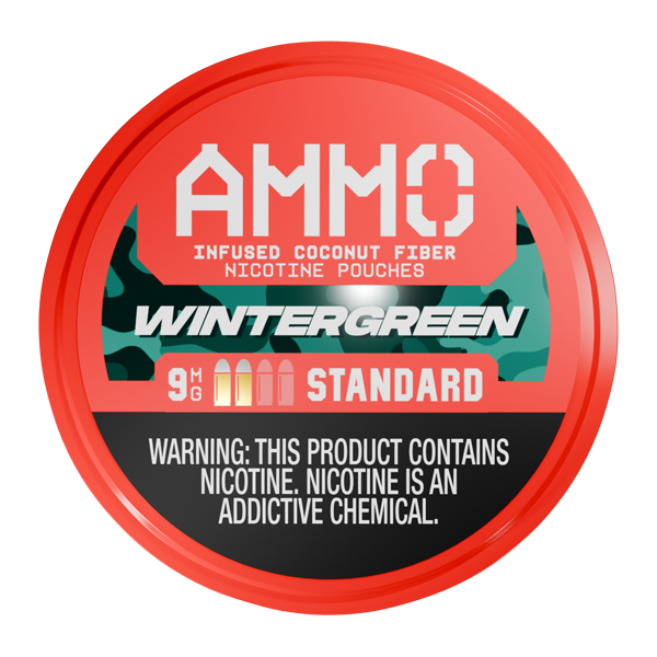 Ammo wintergreen Nicotine Pouches 9mg