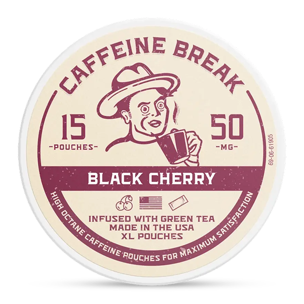 Black Cherry ALP Caffeine Break Pouches