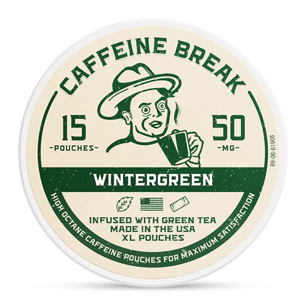 Wintergreen ALP Caffeine Break Pouches