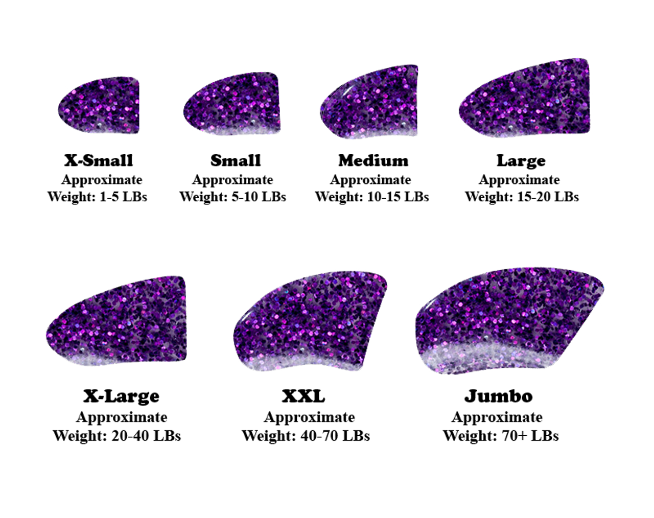 Amethyst Glitter - Dog 20 Pack