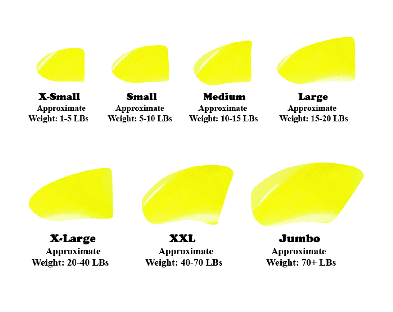 Fluorescent Yellow - Dog 20 Pack