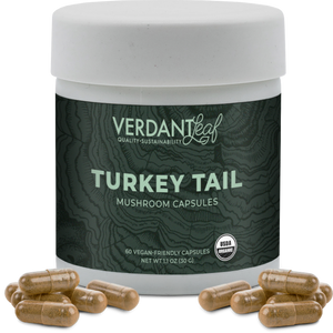 Verdant Leaf Capsules Turkey Tail Mushroom